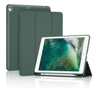 ProCase Smart Case per Ipad Air 3a Generazione 2019/Ipad Pro 2017 da 10,5 Pollici, Custodia Sottile con Supporto per Matita Posteriore Traslucida Satinata per Air 3 -Verde