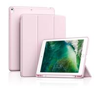 ProCase Smart Case per Ipad Air 3a Generazione 2019/Ipad Pro 2017 da 10,5 Pollici, Custodia Sottile con Supporto per Matita Posteriore Traslucida Satinata per Air 3 -Rosa Chiaro