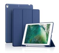 ProCase Smart Case per Ipad Air 3a Generazione 2019/Ipad Pro 2017 da 10,5 Pollici, Custodia Sottile con Supporto per Matita Posteriore Traslucida Satinata per Air 3 -Marina