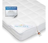 PROCAVE Micro-Comfort in Diverse Misure |Made in Germany | Coprimaterasso in Microfibra di Poliestere | Soft Touch | Adatto Anche per materassi a Molle e ad Acqua | 160x220 cm