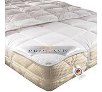 PROCAVE Proteggi Materasso Traspirante, Copri Materasso Realizzato in Cotone 100%, coprimaterasso con 4 gomme angolari 100x200 cm