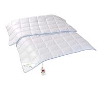 PROCAVE TopCool biancheria da letto, coperta estiva leggera, bianco, 155 x 220 cm