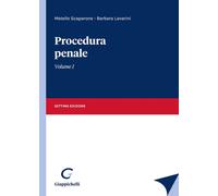 Procedura penale. Vol. 1 - Lavarini Barbara, Scaparone Metello