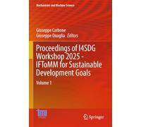 Proceedings of I4SDG Workshop 2025 - IFToMM for Sustainable Development Goals: Volume 1: 179