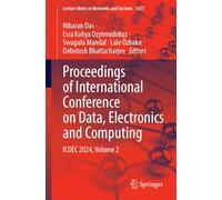 Proceedings of International Conference on Data, Electronics and Computing: ICDEC 2024, Volume 2: 1657
