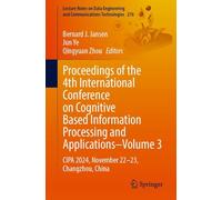 Proceedings of the 4th International Conference on Cognitive Based Information Processing and Applications: Cipa 2024, November 22-23, Changzhou, China (2)