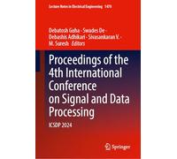 Proceedings of the 4th International Conference on Signal and Data Processing: Icsdp 2024