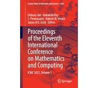 Proceedings of the Eleventh International Conference on Mathematics and Computing: Icmc 2025 (1)