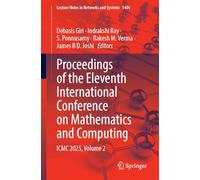 Proceedings of the Eleventh International Conference on Mathematics and Computing: Icmc 2025 (2)