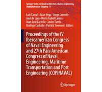 Proceedings of the IV Iberoamerican Congress of Naval Engineering and 27th Pan-american Congress of Naval Engineering, Maritime Transportation and Port Engineering Copinaval: 17