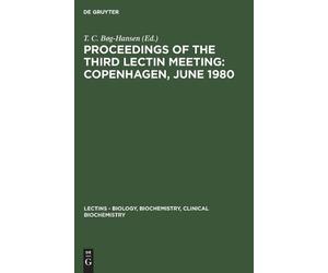 Proceedings of the Third Lectin Meeting (Copertina rigida)