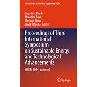 Proceedings of Third International Symposium on Sustainable Energy and Technological Advancements: ISSETA 2024, Volume 2: 1254