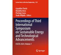 Proceedings of Third International Symposium on Sustainable Energy and Technological Advancements: ISSETA 2024, Volume 1: 1251