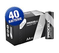 PROCELL 40 Batterie Alcaline CONSTANT Stilo AA 1,5V LR06
