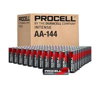 ProCell Batterie alcaline AA ad alte prestazioni (144 pezzi), durata di 10 anni, confezione risparmio per dispositivi professionali ad alta potenza