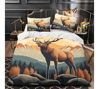 Processione degli elefanti Set Di Copripiumino Biancheria da letto morbida stampa 3D con federe per cuscini incluso federe Festa indiana copripiumino for bambini adulti ragazzi Double（200x200cm）