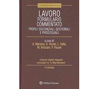 Lavoro. Formulario commentato. Profili sostanziali, gestionali e processua...