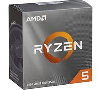 Processore AMD Ryzen 5 4500 (6 Cores/12 Threads, 65W TDP, AM4 Socket, 11 MB Cache, Boost di Frequenza fino a 4.1 GHz max,dissipatore ad aria "Wraith stealth cooler")
