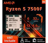 Processore AMD Ryzen 5 7500F 5GHz 6-Core 12-Thread 38MB processore Desktop Socket AM5 CPU Gaming Processo