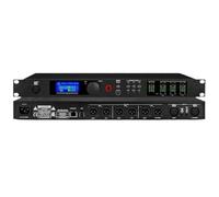 Processore audio digitale con schermo LCD, controllo PC per registrazione in studio e divisione di frequenza
