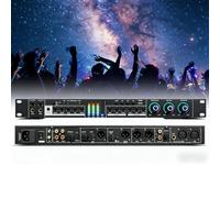 Processore audio digitale con soppressore di feedback, riverbero DSP anti-ululante, lettore MP3 Bluetooth, USB, mixer microfono multicanale con effetti vocali