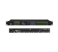 Processore Audio Digitale Da Palco Professionale 32 Bit 16 Bande EQ AUTO Con Ingresso AES E Uscita Audio Altoparlante FIR(4 IN 8 OUT)