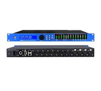 Processore audio digitale professionale, equalizzatore a 31 bande a 4 entrate/8 uscite, mixer crossover con schermo LCD e indicatore di livello