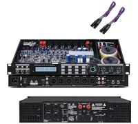 Processore audio, KTV Digital Pre-Stage Effector con display LCD, Mobile App Debug, Modalità riverberazione per riunioni, karaoke, raduni