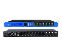 Processore audio, sistema a matrice 4 in/8 out con equalizzatore a 31 bande, crossover, mixer, schermo LCD, indicatore di livello, programmabile per PC, per uso in studio