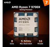 Processore da gioco CPU desktop AMD Ryzen 7 9700X R7 AM5 8 core con architettura Zen 5 e frequenza 5,5 GHz