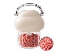 Processore di alimenti elettrico - con manico smerigliatrice 350 ml, processore carne e tritatutto, per purea di carne verdura casa cucina appartamento