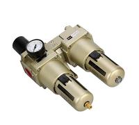 Processore di fonte d'aria pneumatico a due pezzi AC5010-10 Separatore olio-acqua Filtro con nucleo in rame regolatore di pressione