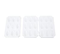 Processore per stampi per polpette Strumento per pressa manuale per polpettone Fai da te 9 griglie Accessori per la per la produzione di carne fatti in casa (Pure White)