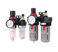 Processore sorgente aria AFC2000/BFC2/3/4000 filtro di regolazione della pressione di qualità separatore olio-acqua in due pezzi(AFC2000boutiquewhiteribbon6mmWhiteconnector)