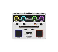 Processore vocale Audota AVE100 - Multieffetto per canto e streaming, riverbero, delay, correzione del pitch, interfaccia audio USB, performance dal vivo e registrazione domestica