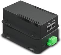 PROCET Gigabit PoE Splitter Adattatore 12V/5.95A 71.4W 802.3BT PoE Network e elettrica Ethernet splitter per non-PoE alta potenza stazioni base, ADSL Modem, telecamere di rete, PT-PD208GBH-12