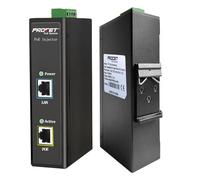 PROCET PoE++ 95W Gigabit PoE Injector DIN Rail Industrial PoE Power Injector PoE 6KV Protezione da sovratensione, ampia temperatura di lavoro da -40°C a 65°C, PT-PSE105GWH-E