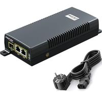 PROCET PoE Iniettore 60W SFP Fibra PoE++ Injector alimentazione IEEE802.3BT SFP/Uplink, PoE/AC 6KV sovratensioni protezione per punto di accesso, telecamera PTZ, PoS, chioschi, PT-PSE106GBR-A-S