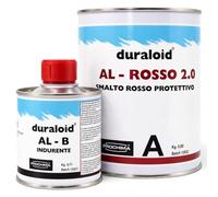 Prochima Duraloid AL 2.0, Smalto Rosso Epossidico vetrificante Lucido, adatto per applicazioni a parete in verticale, 1 Kg