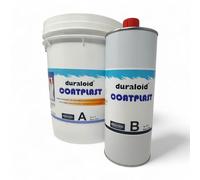 PROCHIMA Duraloid Coatplast A+B, Ricopertura Epossidica Bicomponente per Polistirolo, Colorabile, Ideale per Scenografia, 5kg