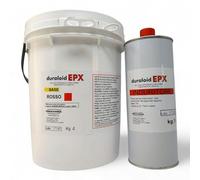 Prochima Duraloid EPX Gelcoat Epossidico Bicomponente 5 kg - Alta Resistenza Abrasione, Rosso Ossido con Scaglie di Vetro - Antigraffio Professionale