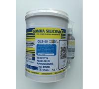 PROCHIMA Gomma Siliconica da Colata - GLS-50 - con Catalizzatore 1000 g. Bianca, 2.2 pounds, per Realizzazione di modelli