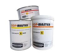 PROCHIMA - Kit Antivegetativa COP MASTER Rame, 3 Kg (Componenti B+C), Rivestimento Epossidico Solido ad Alta Adesione ed Elasticità, Protezione Imbarcazioni, Ideale per Carene in Acqua Salina