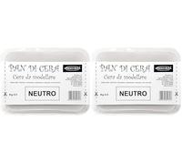 PROCHIMA, Pan di Cera, Pasta Dura Neutra da Modellare, Compatta ma Estremamente Versatile, Ottenuta con Cere Pure, Può Essere Fusa e Colata, 500 g (Confezione da 2)