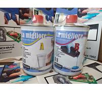 Prochima resina La Migliore trasparente non ingiallente 800 g effetto plexyglass