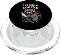 Procione affamato Ho bisogno di snack Bandit Meme PopSockets PopGrip per MagSafe