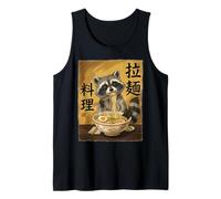 Procione Carino Che Mangia Ramen Noodle Divertenti procioni Canotta