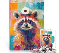 Procione con carta igienica Puzzle da 1000 pezzi per adolescenti Per il divertimento in famiglia perché è ideale come regalo per tutta la famiglia 38x26cm