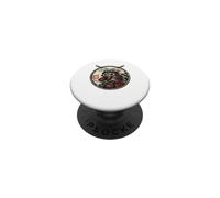 Procione dello spirito della meditazione del monaco Zen PopSockets PopGrip Adesivo