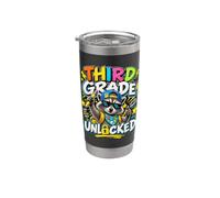 Procione di terzo grado Feral 3 ° grado per bambini a scuola Bicchiere termico in acciaio inox doppia parete